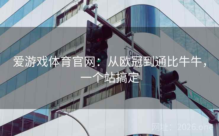 爱游戏体育官网：从欧冠到通比牛牛，一个站搞定  第1张