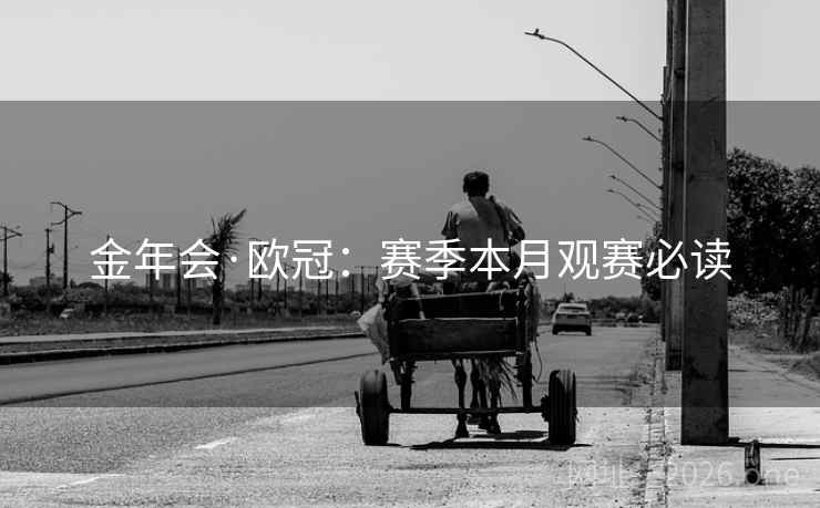 金年会·欧冠：赛季本月观赛必读  第2张