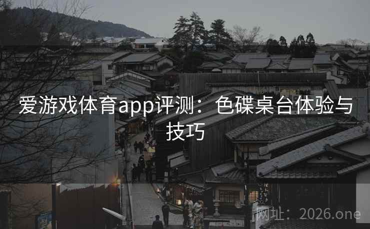 爱游戏体育app评测：色碟桌台体验与技巧  第2张