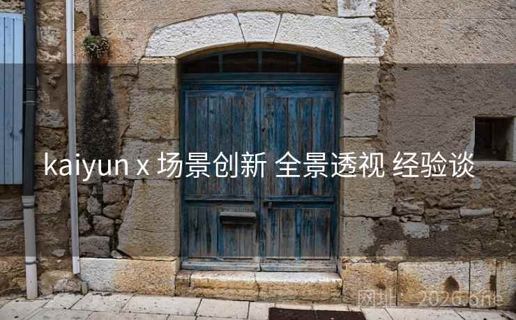 kaiyun x 场景创新 全景透视 经验谈  第1张