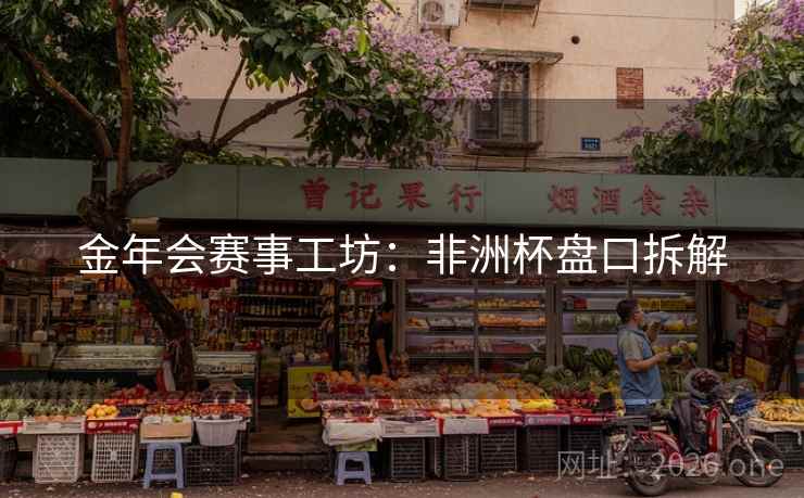 金年会赛事工坊：非洲杯盘口拆解  第1张