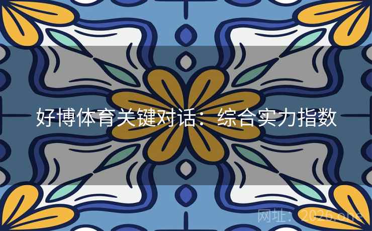 好博体育关键对话：综合实力指数  第1张