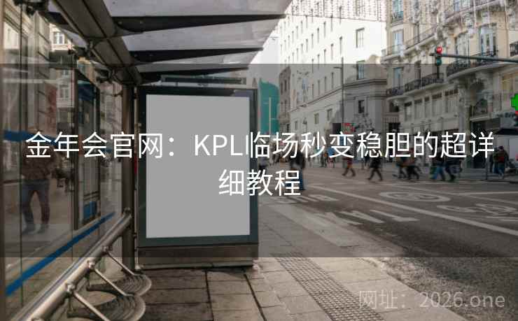 金年会官网：KPL临场秒变稳胆的超详细教程  第2张
