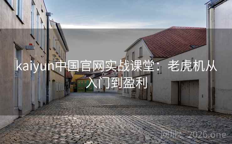 kaiyun中国官网实战课堂：老虎机从入门到盈利  第2张