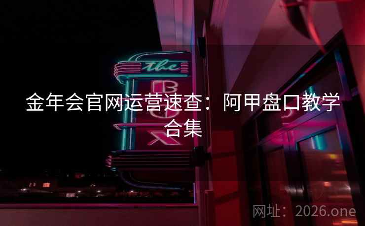 金年会官网运营速查：阿甲盘口教学合集  第2张