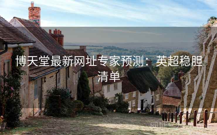 博天堂最新网址专家预测：英超稳胆清单  第2张