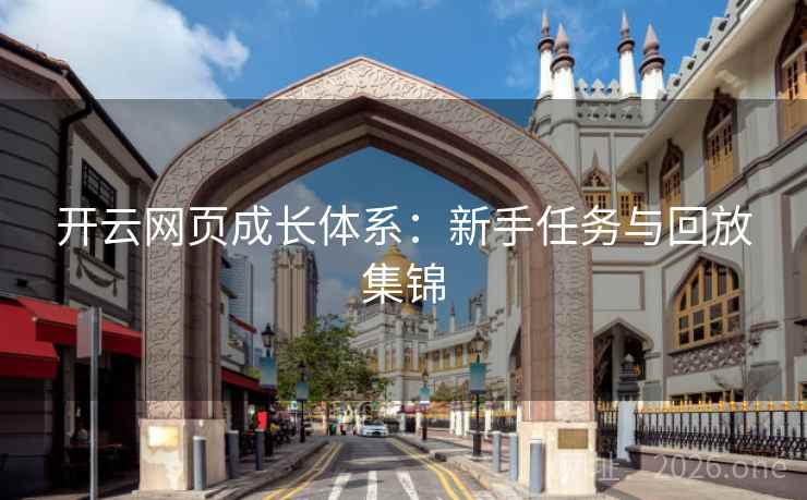 开云网页成长体系：新手任务与回放集锦  第2张